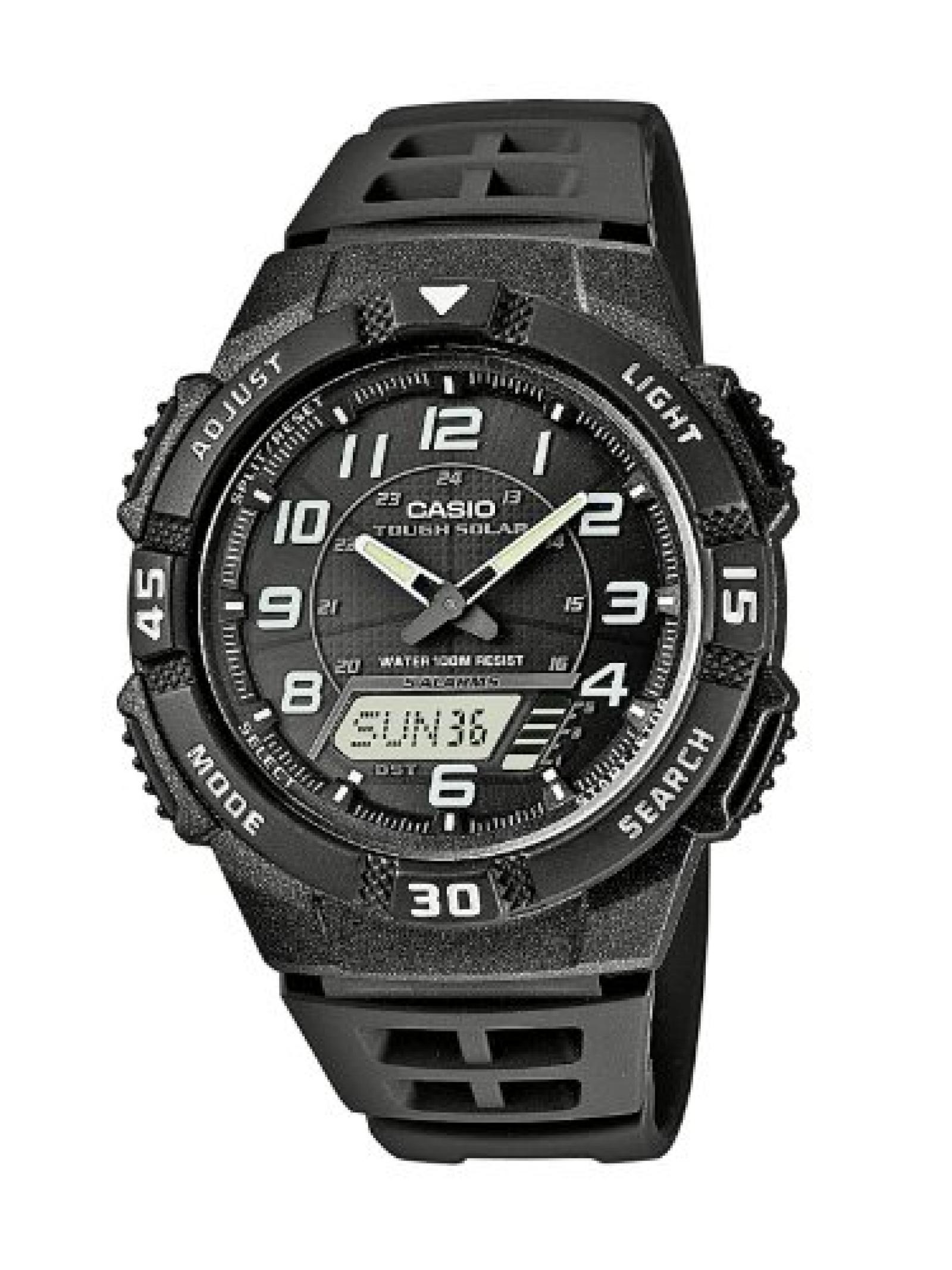 Casio Collection Herren-Armbanduhr Solar-Kollektion Analog-Digital Quarz AQ-S800W-1BVEF 