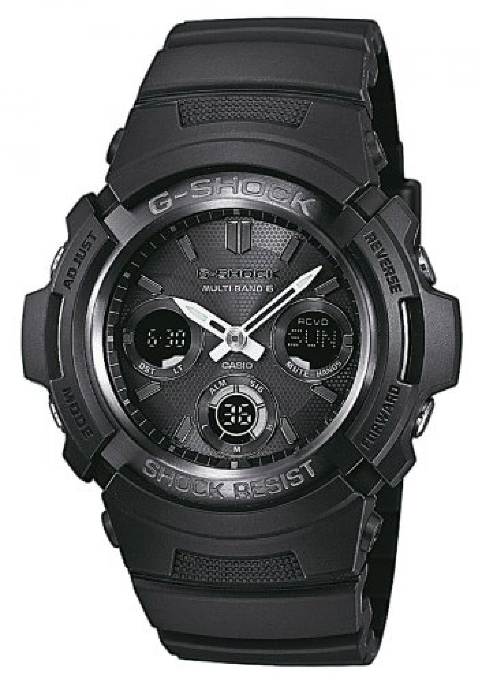 Casio Herren-Armbanduhr XL G-Shock Analog - Digital Quarz AWG-M100B-1AER 