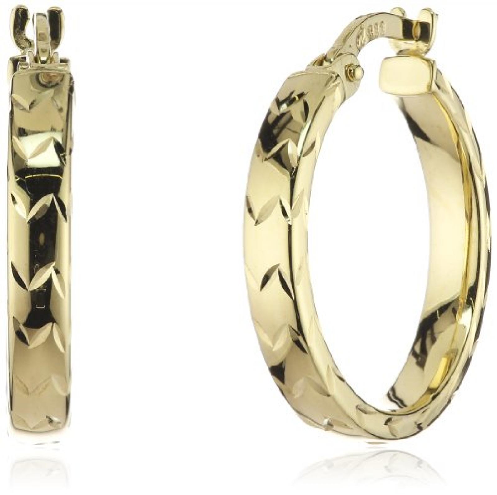 Amor Jewelry Damen-Creolen 8 Karat 333 Gelbgold 104739 