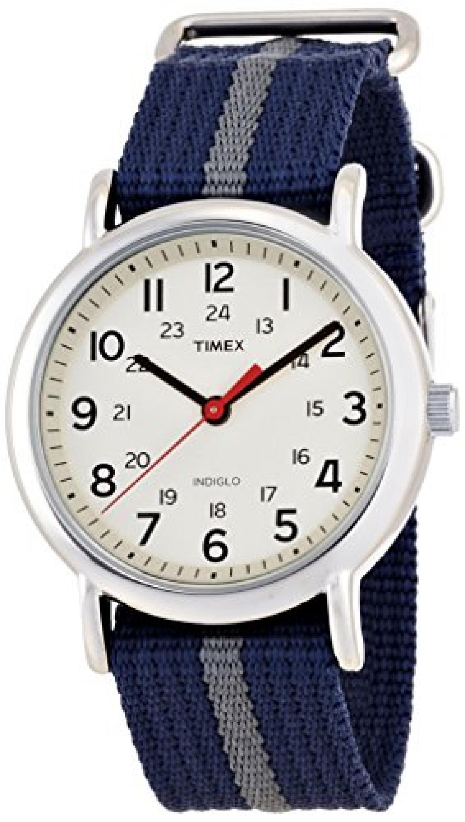 Timex Unisex-Armbanduhr Weekender Slip Through Analog Nylon T2N654 Timex Unisex-Armbanduhr Weekender Slip Through Analog Nylon T2N654