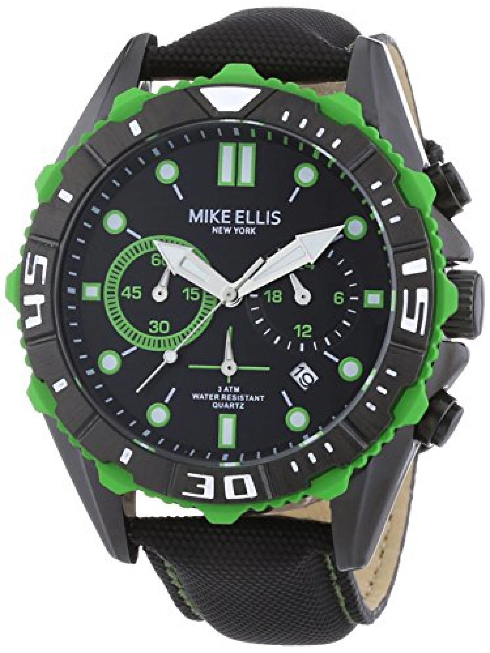 Mike Ellis New York Herren-Armbanduhr XL Chronograph Quarz 17988 Mike Ellis New York Herren-Armbanduhr XL Chronograph Quarz 17988