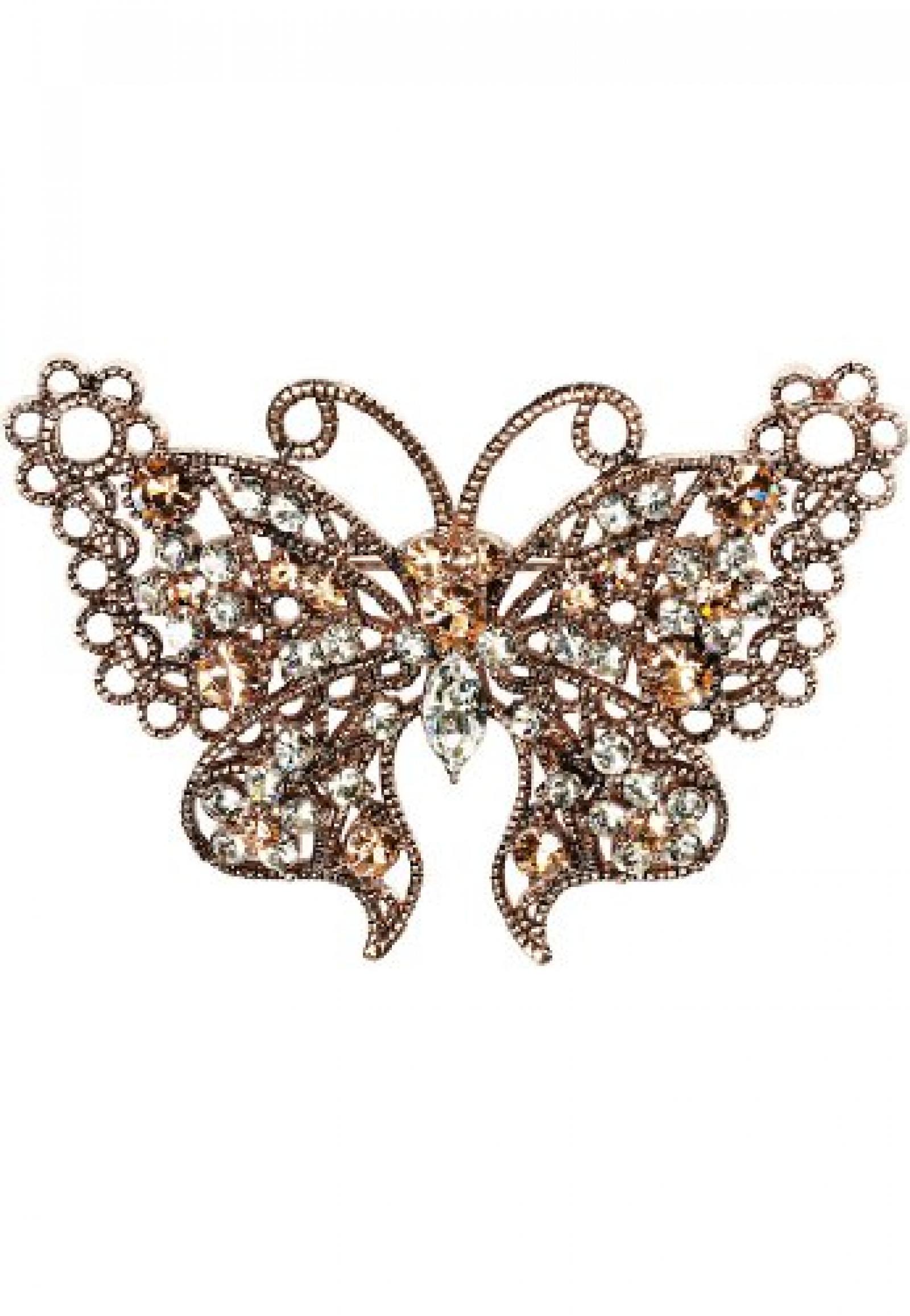 CHRIST Silver Damen-Brosche Metall 37 Kristalle 17 Kristall One Size, roségold CHRIST Silver Damen-Brosche Metall 37 Kristalle 17 Kristall One Size, roségold