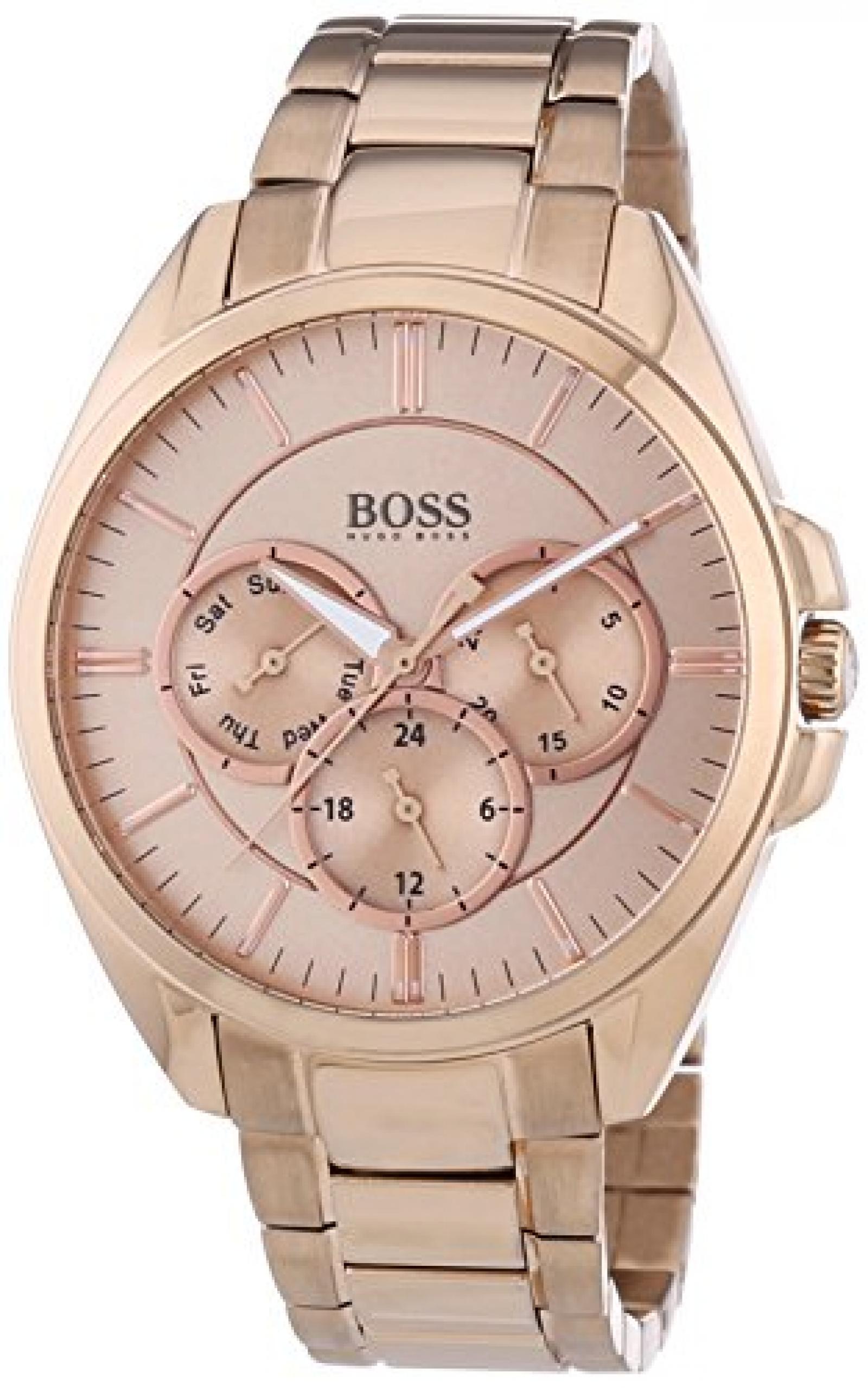 Hugo Boss DamenArmbanduhr Chronograph Quarz Edelstahl 1502360 B00IA0X7G6