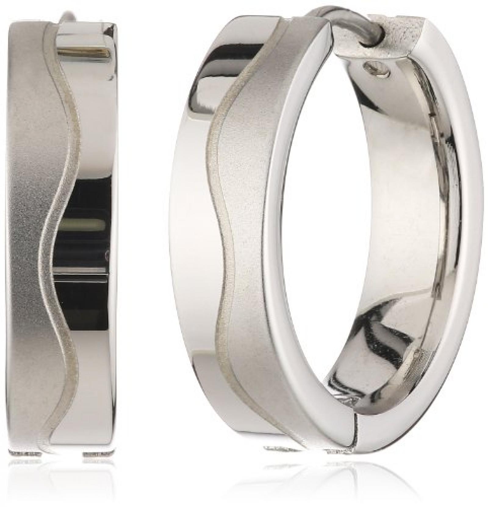 ZEEme Damen-Creolen Edelstahl 385010012 ZEEme Damen-Creolen Edelstahl 385010012