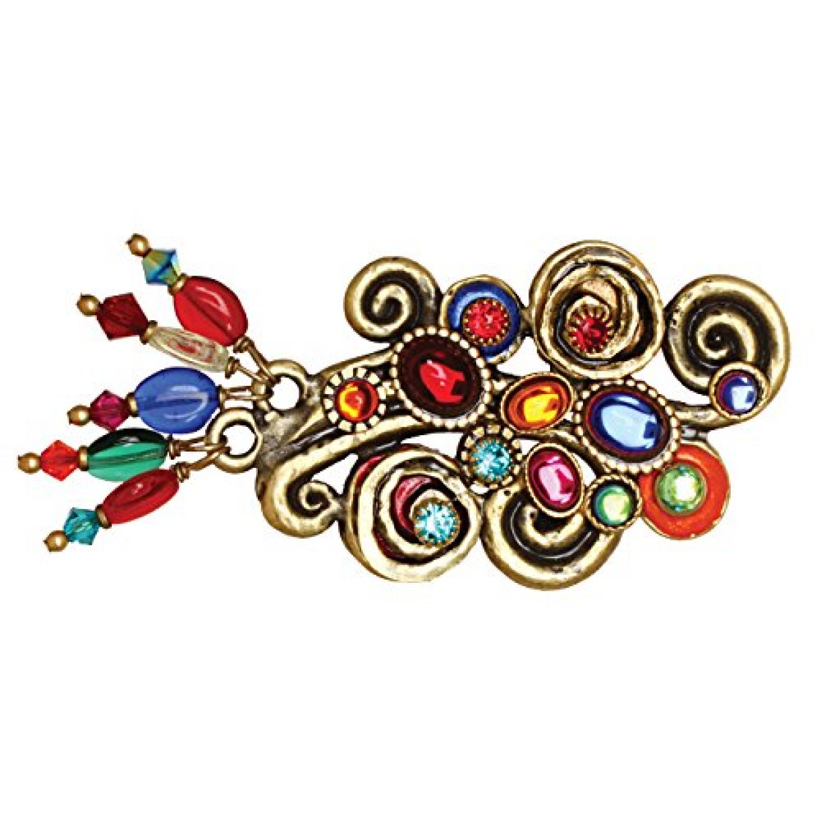 Michal Golan Blechbl&auml;ser Galvanische, Mehrfarben Swarovski Kristall-Strudel Stift, Bezaubernde 