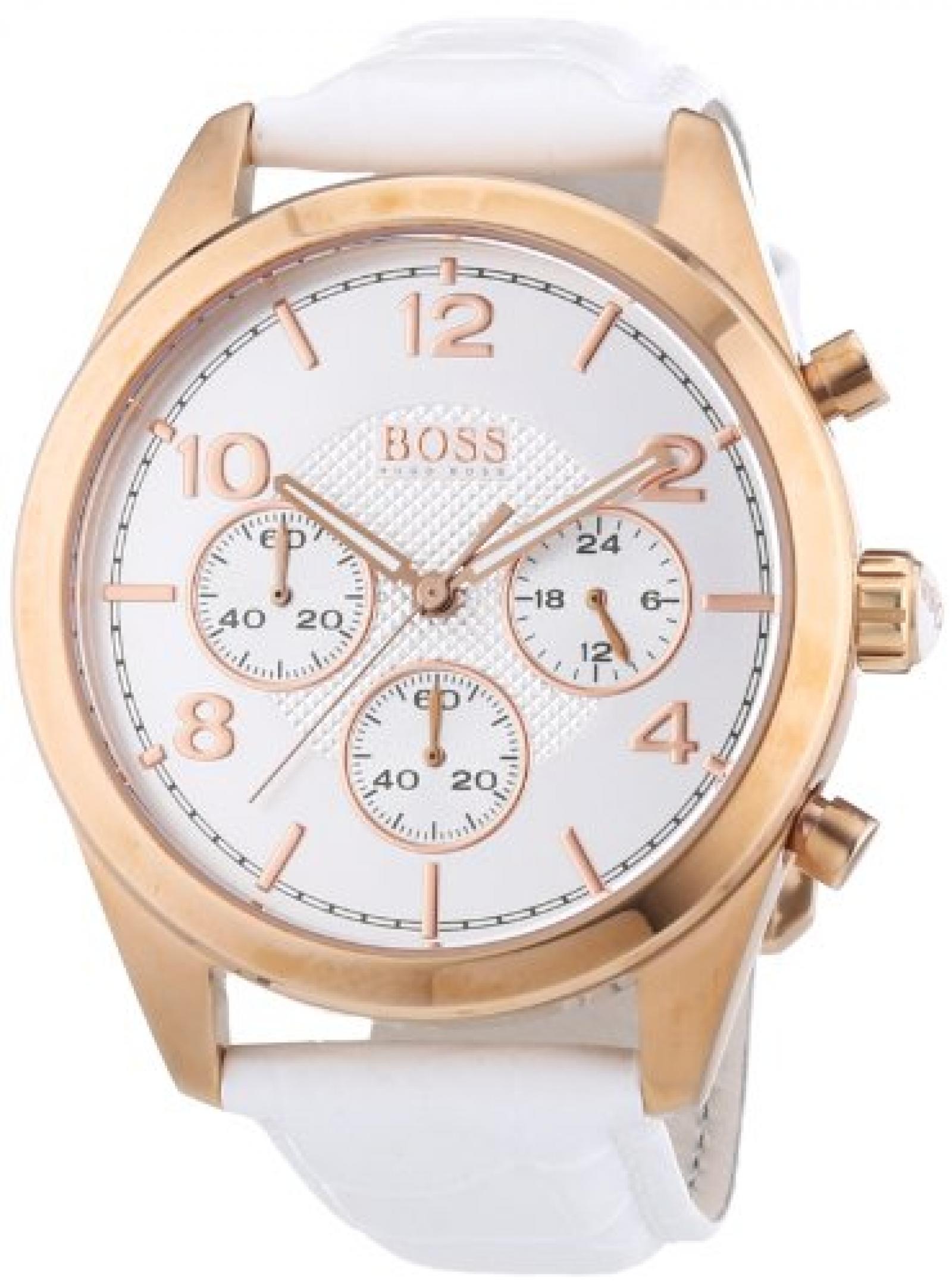 Hugo Boss Damen-Armbanduhr Analog Quarz Leder 1502310 Hugo Boss Damen-Armbanduhr Analog Quarz Leder 1502310