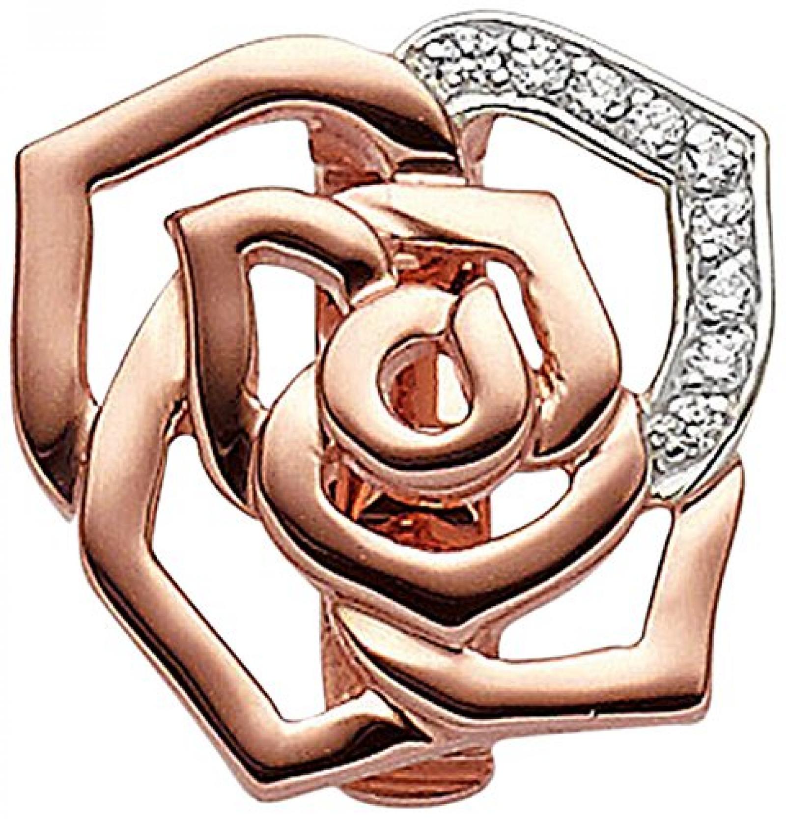 Viventy Damen-Charm Vergoldet rhodiniert Zirkonia weiß - 767332 Viventy Damen-Charm Vergoldet rhodiniert Zirkonia weiß - 767332