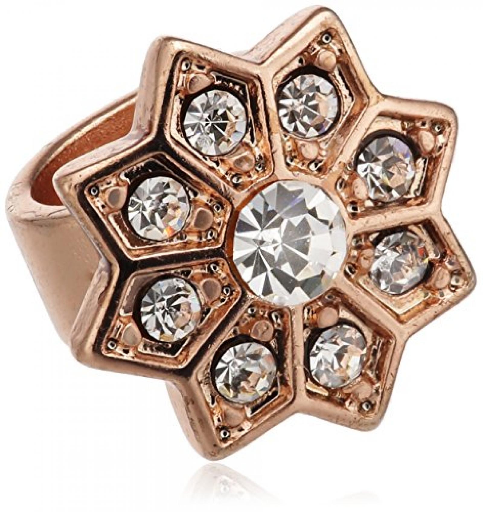 Pilgrim Damen-Anh&auml;nger aus der Serie Charming Ros&eacute;Gold beschichtet Kristall 42122-4010 