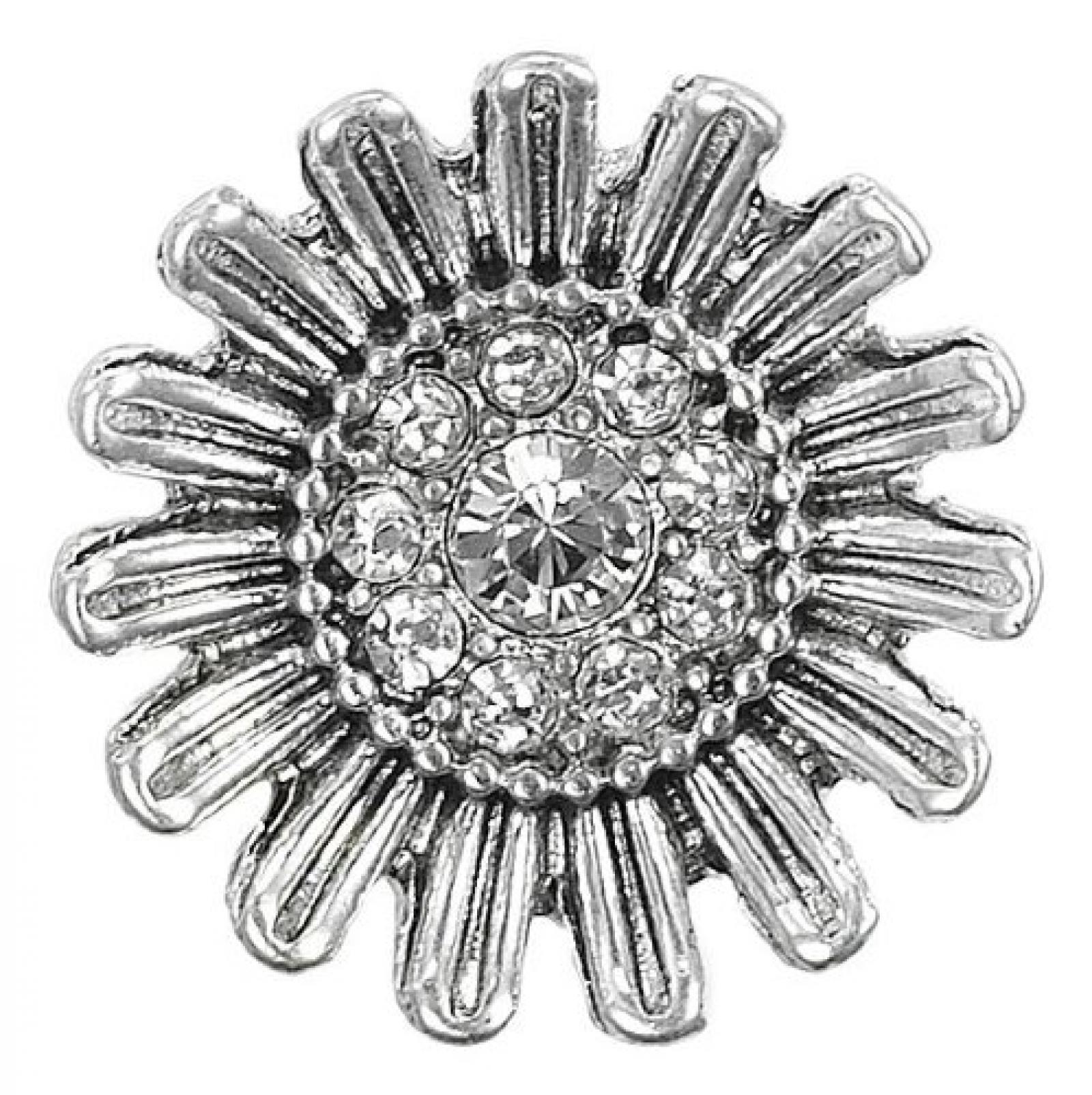 Pilgrim Damen-Anh&auml;nger charming versilbert kristall 42114-6007 