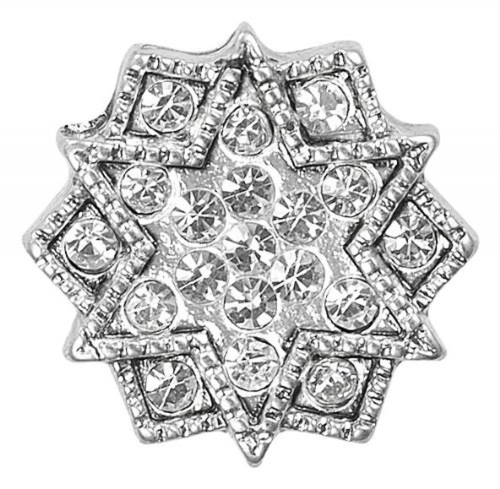 Pilgrim Damen-Anh&auml;nger charming versilbert kristall 42114-6018 