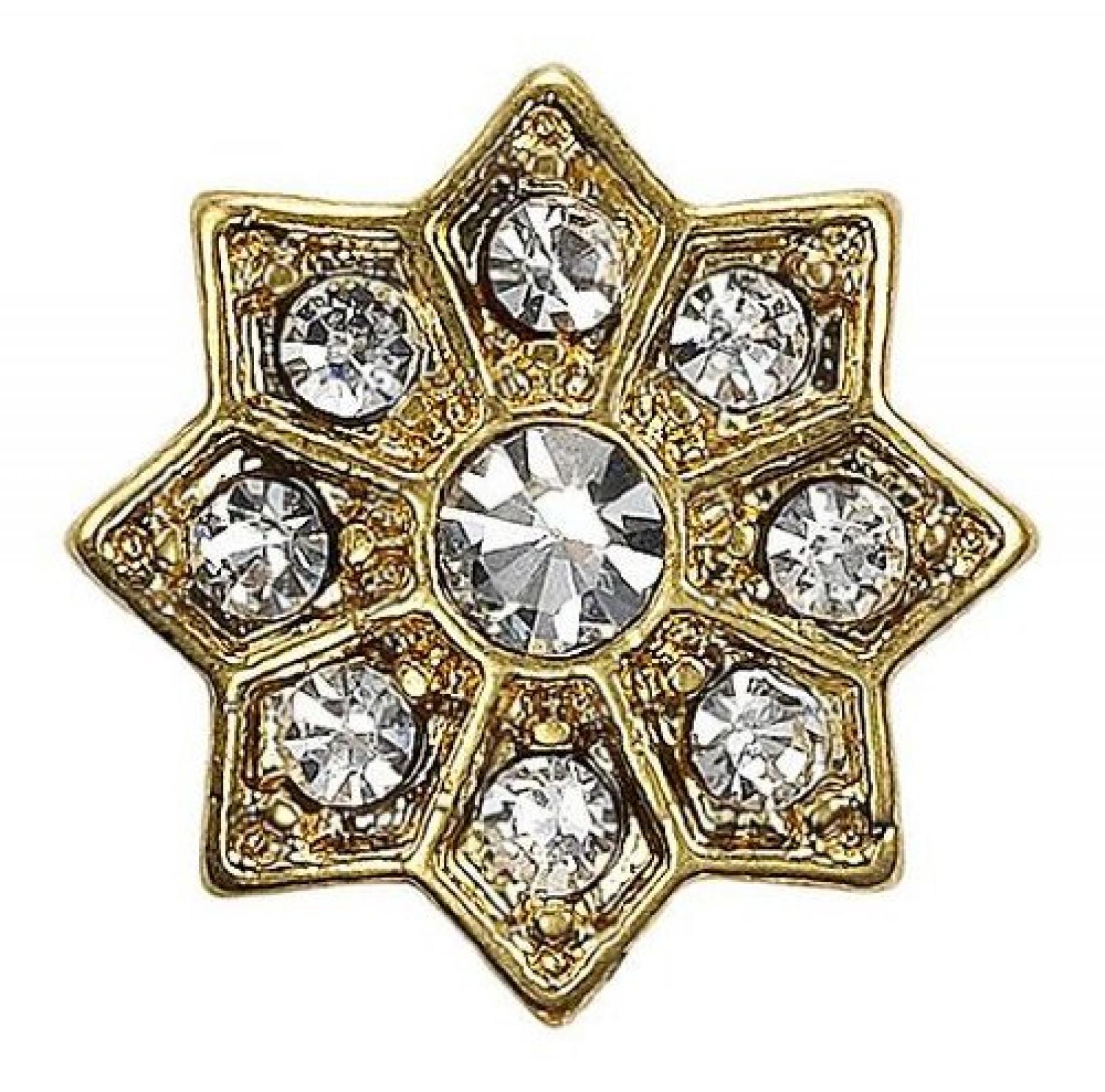 Pilgrim Damen-Anh&auml;nger aus der Serie Charming Vergoldet Kristall 42122-2009 